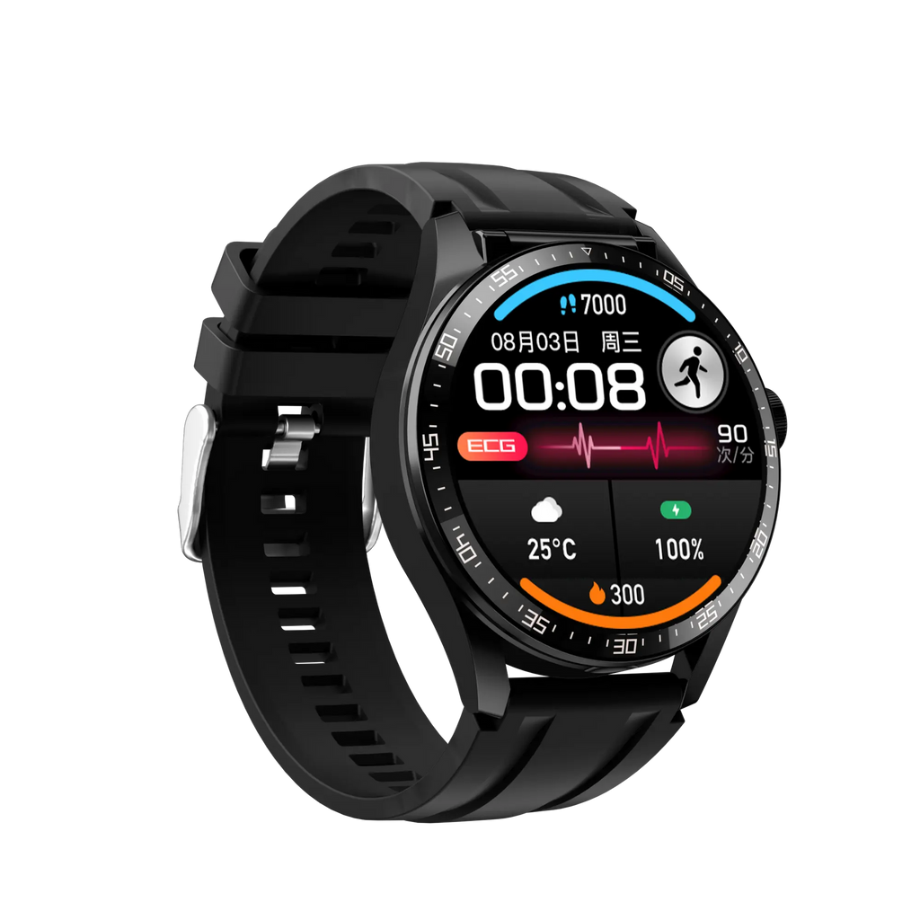 PowerBand GT5™ – 2-in-1 Smartwatch with Wireless Earbuds | Fitness & Music Combo